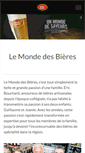 Mobile Screenshot of lemondedesbieres.com